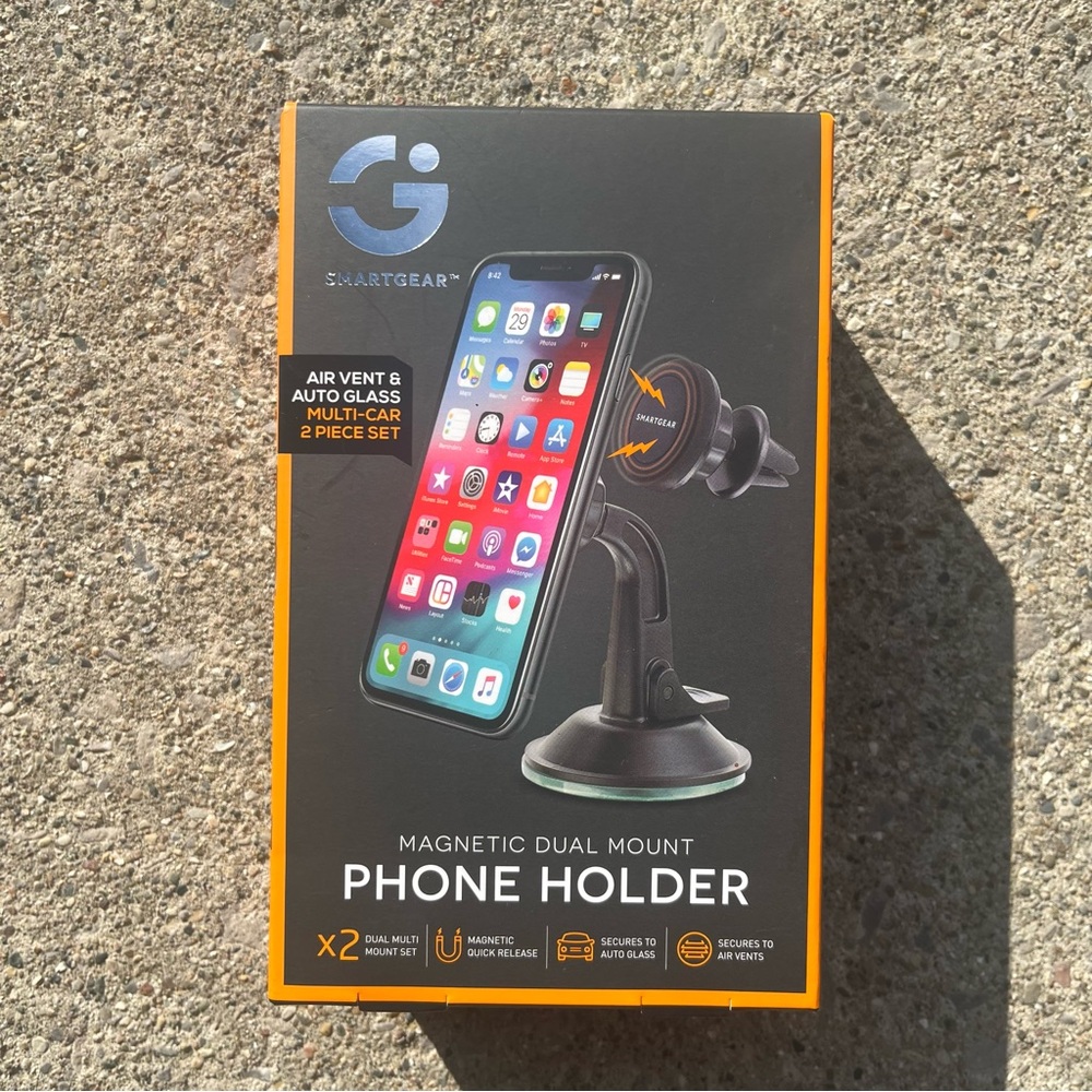 Black Magnetic Phone Holder for Car